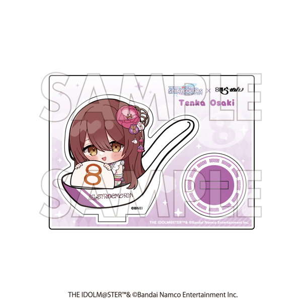 8番らーめん×アイドルマスター シャイニーカラーズコラボ ミニキャラアクリルスタンド 大崎甜花