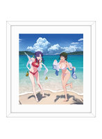 グリッドマン ユニバース 描き下ろし額装高精細アート 2代目＆ひめ/水着
