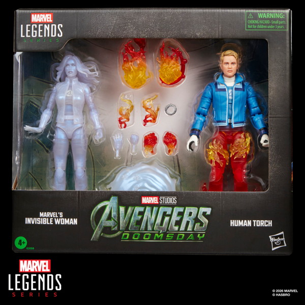 マーベルレジェンド・シリーズ 『アベンジャーズ/ドゥームズデイ』 インビジブル・ウーマン＆ヒューマン・トーチ