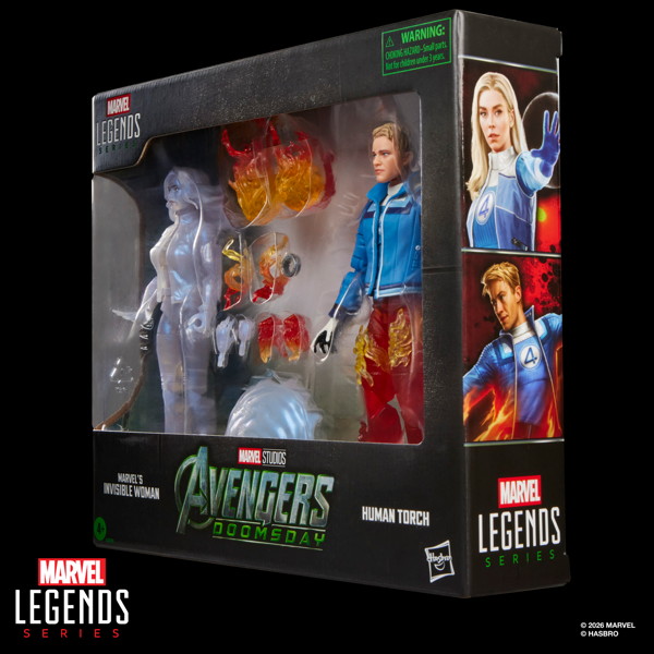 マーベルレジェンド・シリーズ 『アベンジャーズ/ドゥームズデイ』 インビジブル・ウーマン＆ヒューマン・トーチ