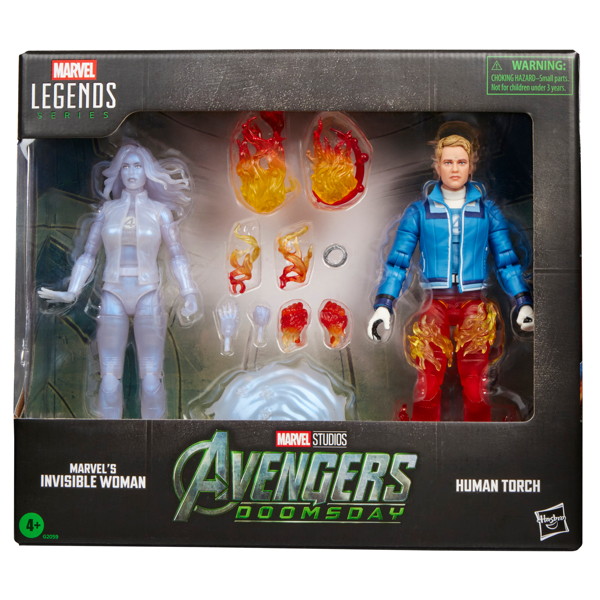マーベルレジェンド・シリーズ 『アベンジャーズ/ドゥームズデイ』 インビジブル・ウーマン＆ヒューマン・トーチ