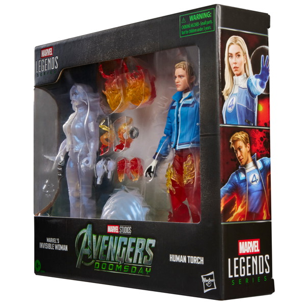 マーベルレジェンド・シリーズ 『アベンジャーズ/ドゥームズデイ』 インビジブル・ウーマン＆ヒューマン・トーチ