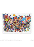 モンスターハンターストーリーズ 10周年記念アート キャラファインボード