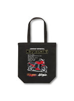 Kawasaki モーターサイクルエンブレム トートバッグ（GPZ900R Red）
