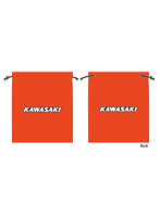 Kawasaki モーターサイクルエンブレム 巾着（KAWASAKI）