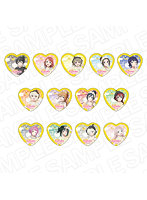 【BOX販売】ラブライブ！虹ヶ咲学園スクールアイドル同好会 ハート型カンバッジ サウナVer.（1BOX=13個入）