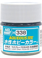 H338J 水性ホビーカラー ライトグレ-FS36495
