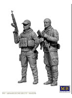 マスターボックス MB35226 1/35 ウクライナ郷土防衛隊2体2体「ブチャ解放2022年4月」・ロシア・ウクライナ戦争シリーズ4