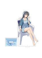 【再販】［青春ブタ野郎はランドセルガールの夢を見ない］描き下ろし特大アクリルスタンド（桜島麻衣/ルームウェア）
