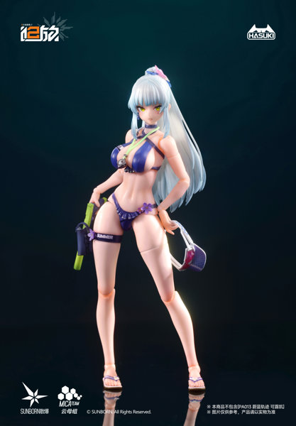 【二次受注分】PJ-02 クルカイ 蒼き軌跡Ver. オプション水着セットB 1/12 完成品オプションパーツ