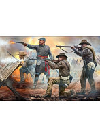 マスターボックス MB35081 1/35 南北戦争・南軍歩兵隊・兵士4体1860年代