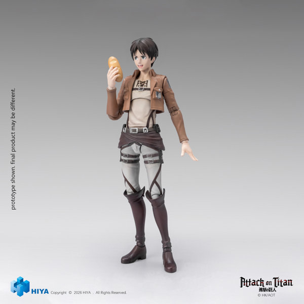 進撃の巨人 1/12 アクションフィギュア エレン・イェーガー