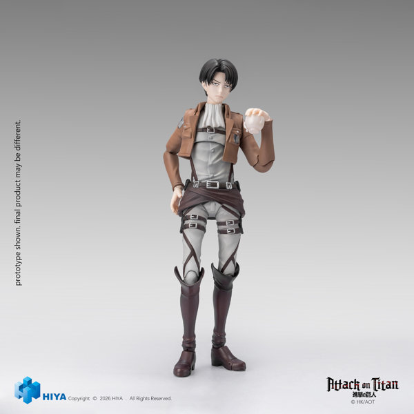 進撃の巨人 1/12 アクションフィギュア リヴァイ・アッカーマンのサムネイル画像