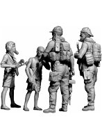 マスターボックス MB35200 1/35 今も世界のどこかで…白人傭兵2体+少年兵2体