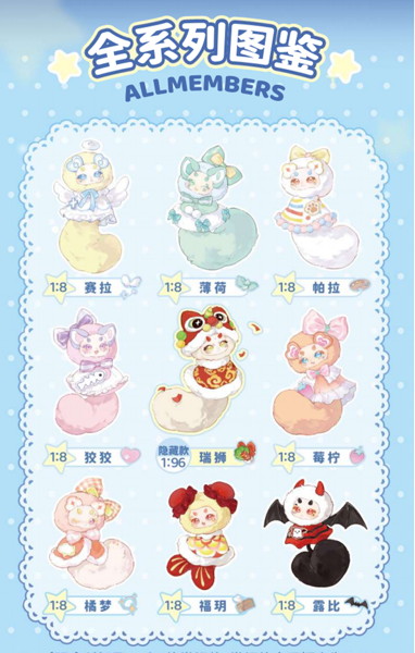 Tutulong Cat Dragon Star ウィッシュキャッチャーシリーズ トレーディングプラッシュ（1BOX=8個入）