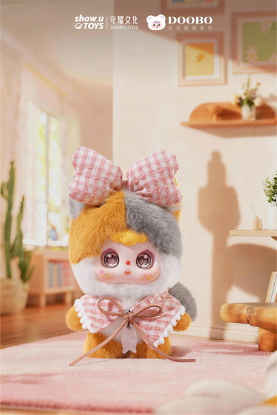 014_SHOW U TOYS Doobo Cat Cafe ラッキーニャー物語シリーズ トレーディングプラッシュ（1BOX=8個入）