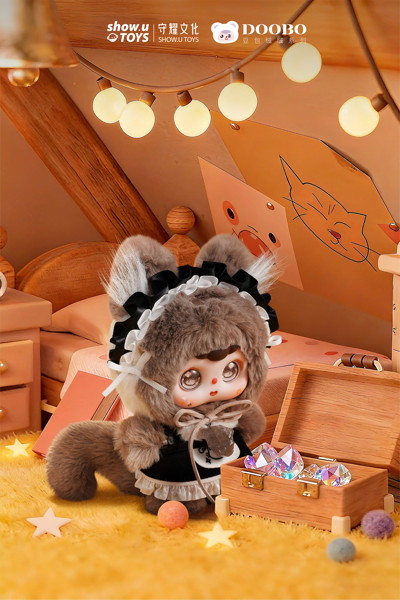 014_SHOW U TOYS Doobo Cat Cafe ラッキーニャー物語シリーズ トレーディングプラッシュ（1BOX=8個入）