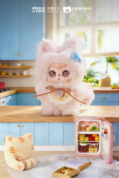014_SHOW U TOYS Doobo Cat Cafe ラッキーニャー物語シリーズ トレーディングプラッシュ（1BOX=8個入）