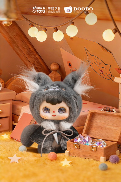 014_SHOW U TOYS Doobo Cat Cafe ラッキーニャー物語シリーズ トレーディングプラッシュ（1BOX=8個入）