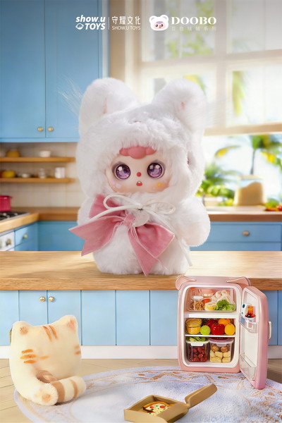 014_SHOW U TOYS Doobo Cat Cafe ラッキーニャー物語シリーズ トレーディングプラッシュ（1BOX=8個入）