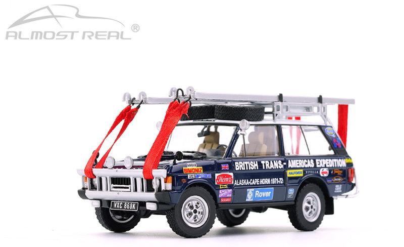 410100 2-Car Set Range Rover ’The British Trans-Americas Expedition’ Edition - 1/43