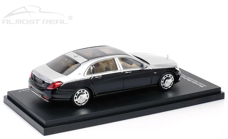 420106 Mercedes-Maybach S-Class - 2019 - Obsidian Black/Iridium Silver 1/43