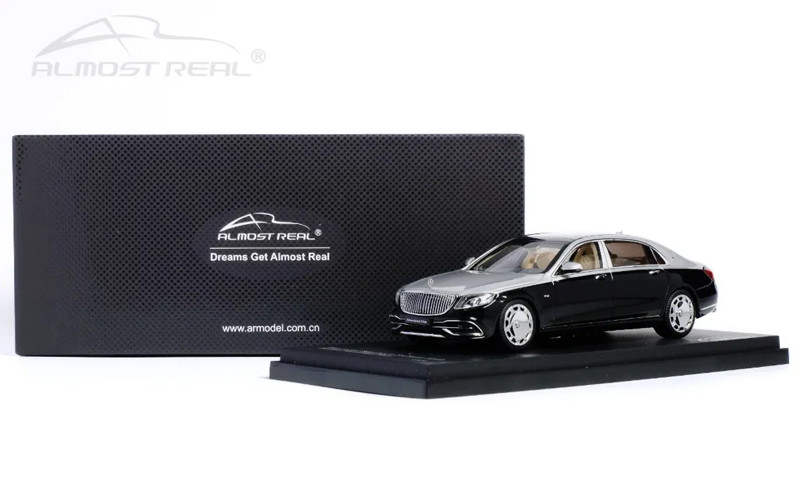420106 Mercedes-Maybach S-Class - 2019 - Obsidian Black/Iridium Silver 1/43