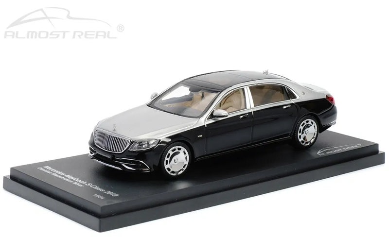 420106 Mercedes-Maybach S-Class - 2019 - Obsidian Black/Iridium Silver 1/43