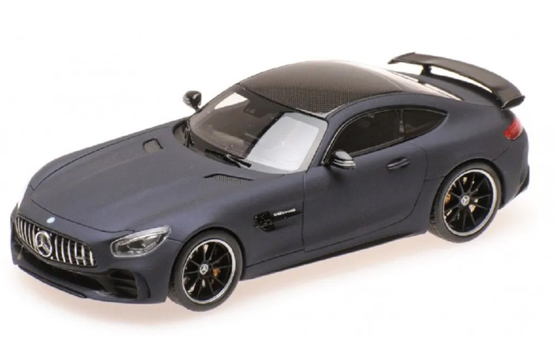 420712 Mercedes-AMG GT R - 2017 -Leather Matt Blue 1/43