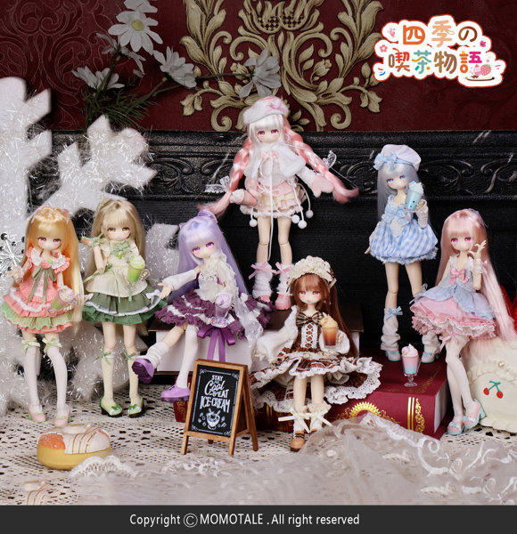 MOMOTALE 四季の喫茶物語シリーズ トレーディングドール（1BOX=6個入）