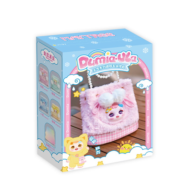 Ula 天気シリーズ ソフビ×ぬいぐるみ ショルダーバッグ ブラインドボックス（1BOX=4個入）