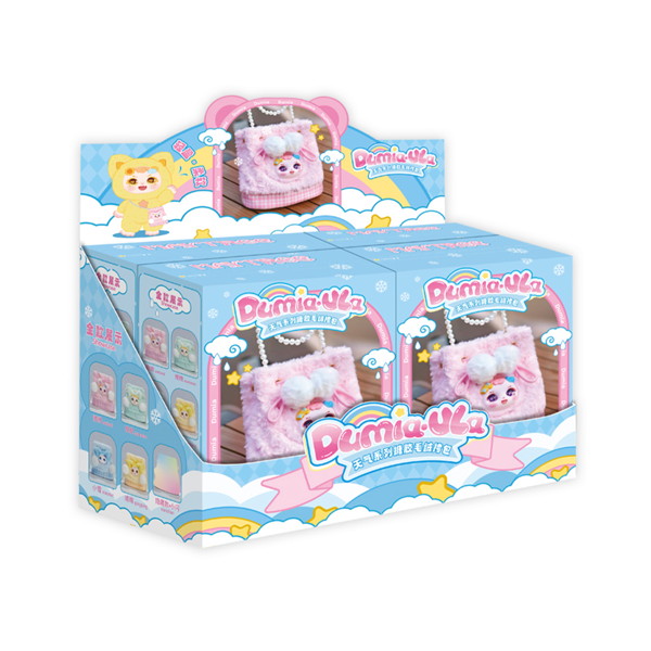 Ula 天気シリーズ ソフビ×ぬいぐるみ ショルダーバッグ ブラインドボックス（1BOX=4個入）