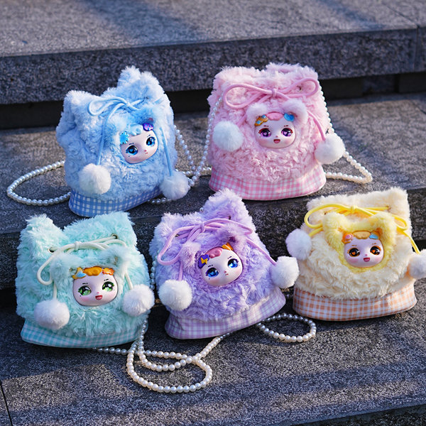 Ula 天気シリーズ ソフビ×ぬいぐるみ ショルダーバッグ ブラインドボックス（1BOX=4個入）のサムネイル画像