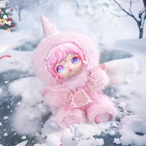 Aria 雪跡のささやき ソフビ付きぬいぐるみ チャーム ブラインドボックス（1BOX=4個入）