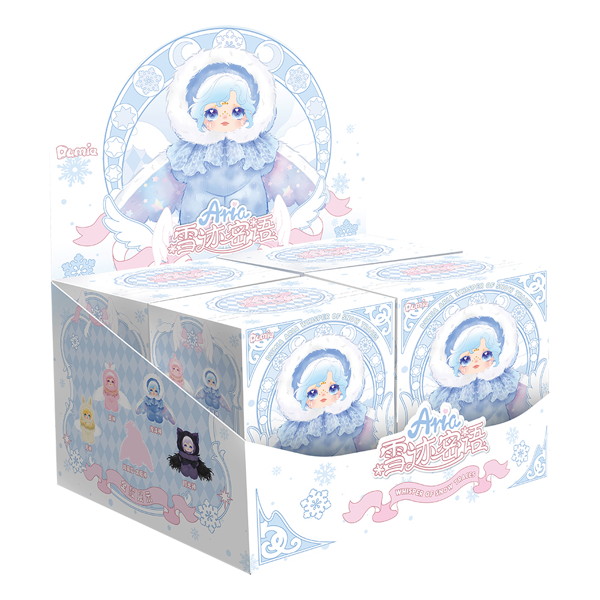 Aria 雪跡のささやき ソフビ付きぬいぐるみ チャーム ブラインドボックス（1BOX=4個入）