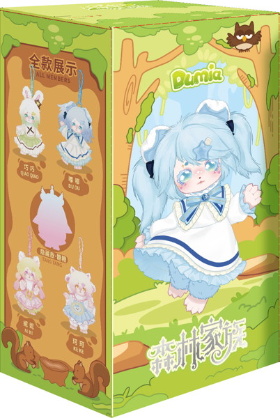 フォレストファミリーシリーズ ソフビ付きぬいぐるみ ブラインドボックス（1BOX=4個入）