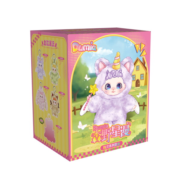 森野スターファンタジー精霊 ソフビ付きぬいぐるみ シリーズ ブラインドボックス（1BOX=4個入）