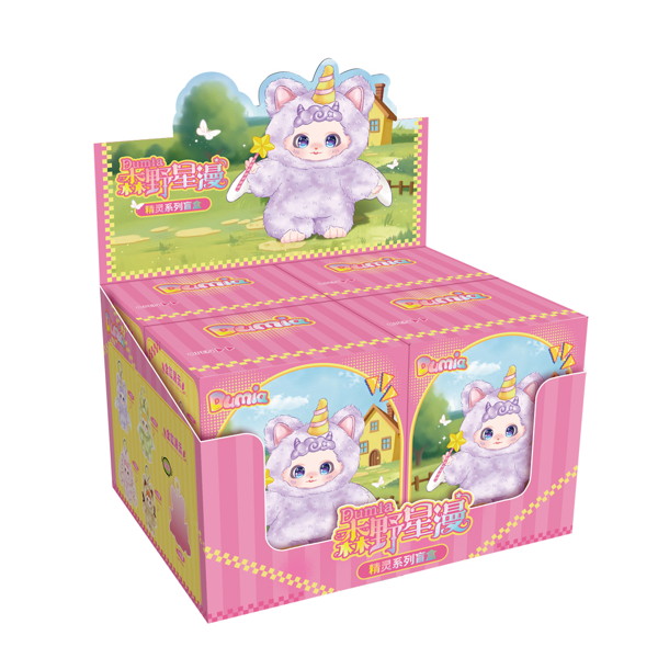 森野スターファンタジー精霊 ソフビ付きぬいぐるみ シリーズ ブラインドボックス（1BOX=4個入）