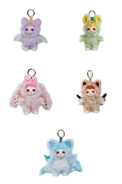 森野スターファンタジー精霊 ソフビ付きぬいぐるみ シリーズ ブラインドボックス（1BOX=4個入）