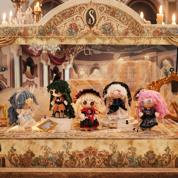 色褪せたティーパーティーシリーズ ぬいぐるみ ブラインドボックス（1BOX=4個入）