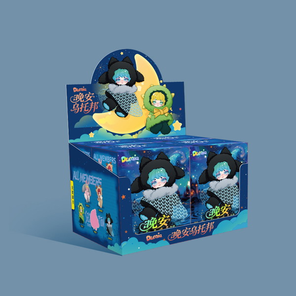 【BOX販売】おやすみユートピア ソフビ付きぬいぐるみシリーズ ブラインドボックス（1BOX=4個入）