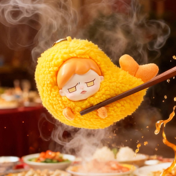 食物語 ソフビ×ぬいぐるみシリーズ マスコット ブラインドボックス（1BOX=6個入）
