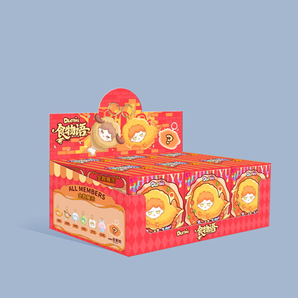 食物語 ソフビ×ぬいぐるみシリーズ マスコット ブラインドボックス（1BOX=6個入）