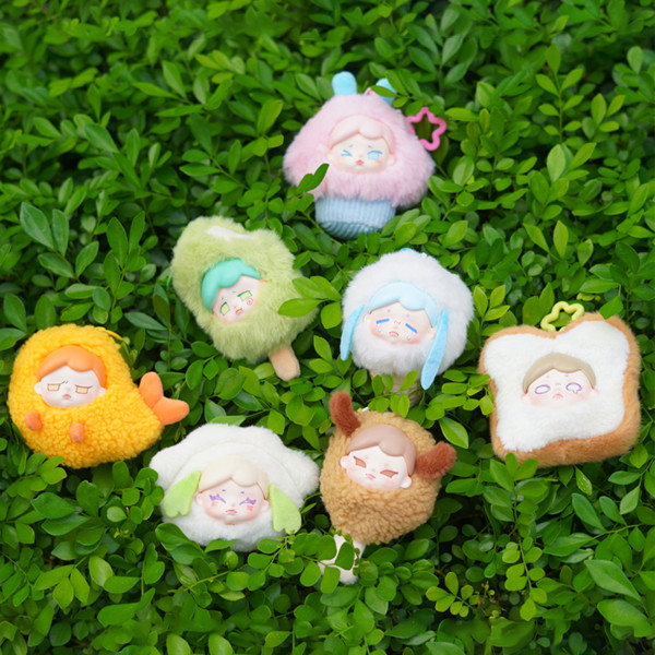 食物語 ソフビ×ぬいぐるみシリーズ マスコット ブラインドボックス（1BOX=6個入）