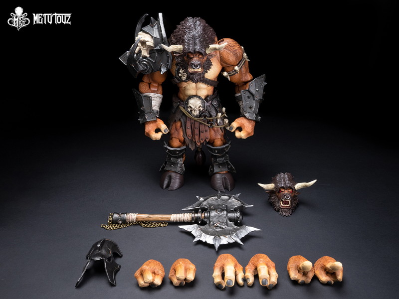 Mety toyz 冒険者の世界 Tauren Warrior 1/10スケール可動フィギュア