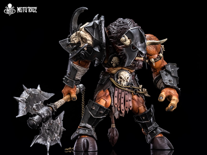 Mety toyz 冒険者の世界 Tauren Warrior 1/10スケール可動フィギュア