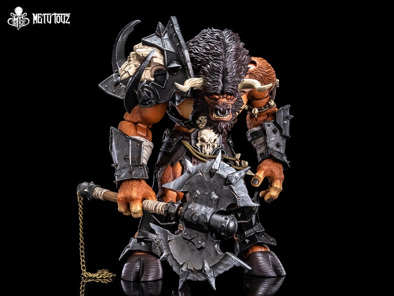 Mety toyz 冒険者の世界 Tauren Warrior 1/10スケール可動フィギュア