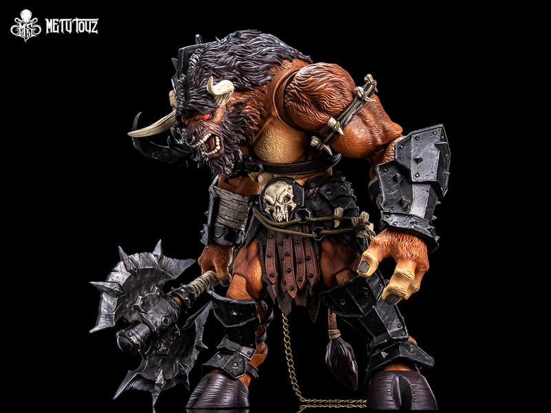 Mety toyz 冒険者の世界 Tauren Warrior 1/10スケール可動フィギュア