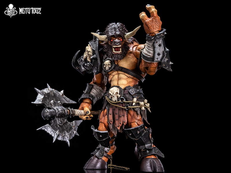 Mety toyz 冒険者の世界 Tauren Warrior 1/10スケール可動フィギュア