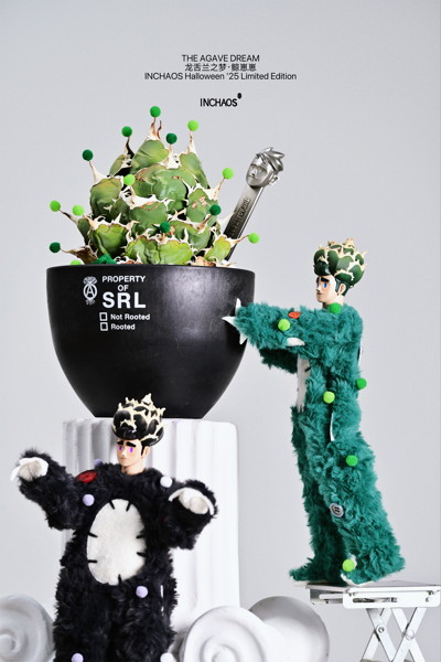 INCHAOS THE AGAVE DREAM クジラちゃん 1/6スケール可動フィギュア（グリーン＆ブラック 2体セット）